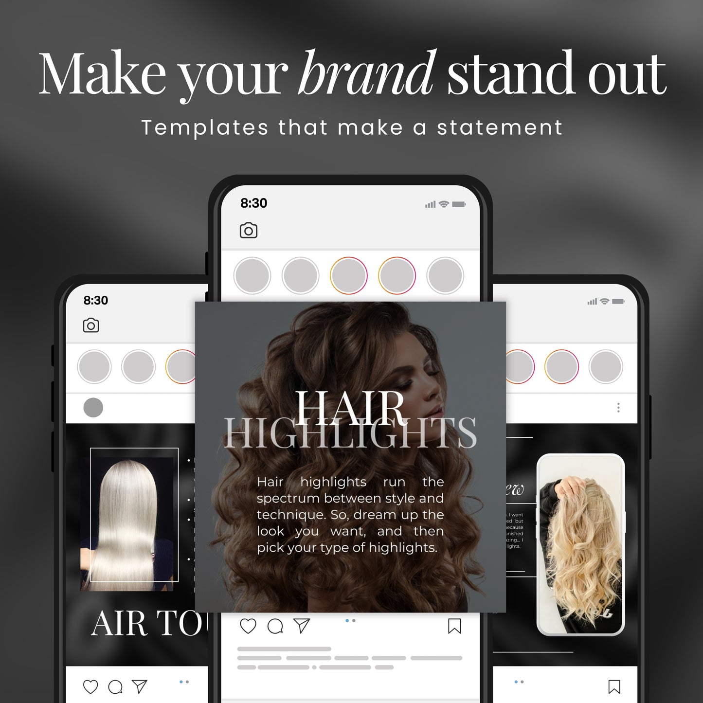 Hair Colorist Instagram Templates