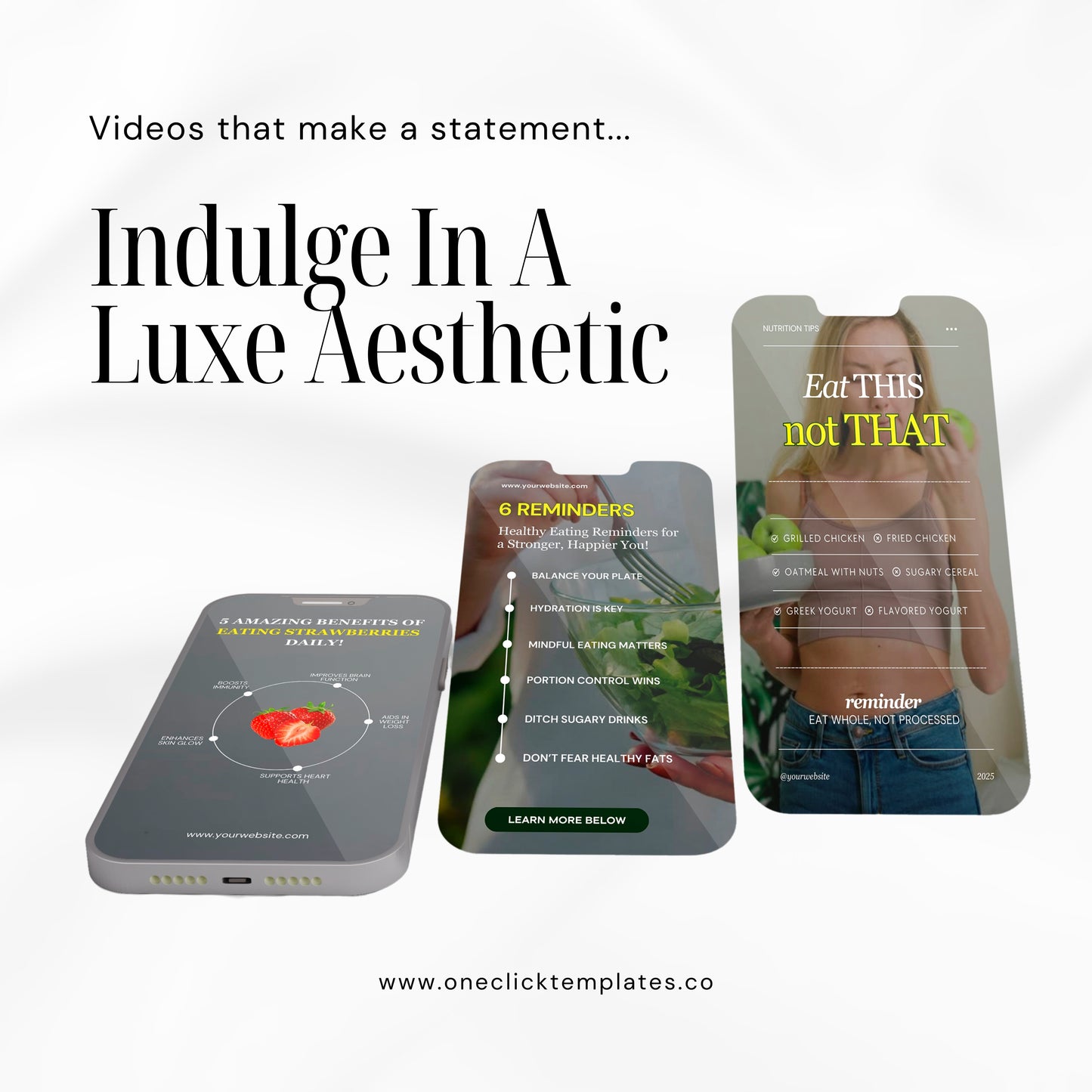 Nutrition coach social media video reels