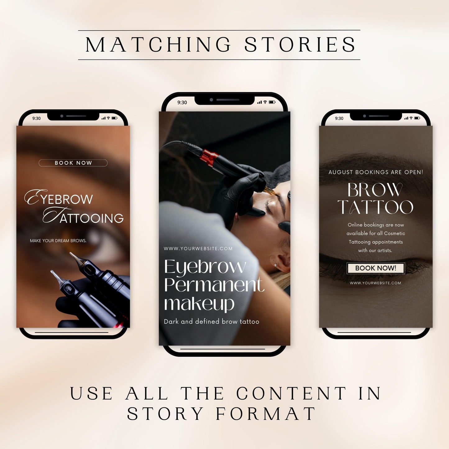 110 Eyebrow Tattoo Instagram Templates