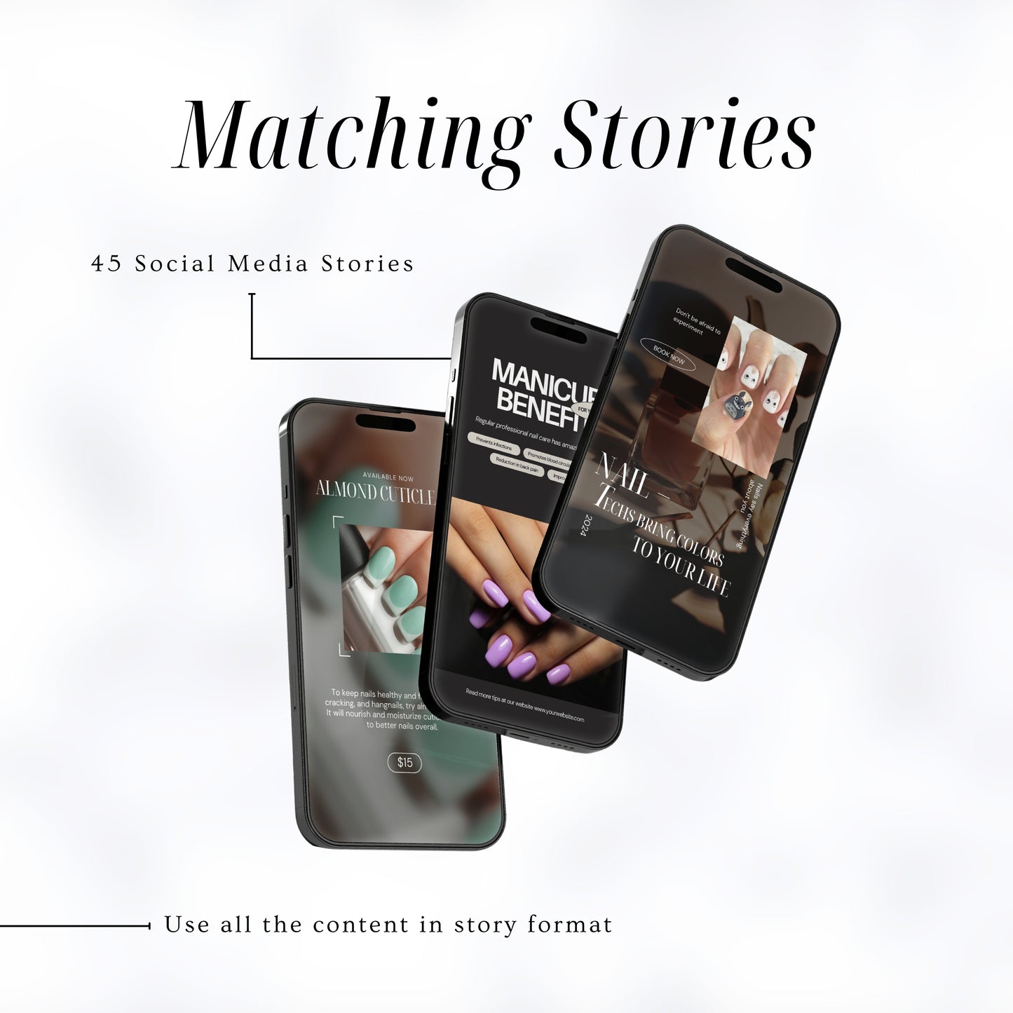 Nail Technician Instagram Templates