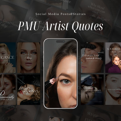 Permanent Makeup Artist Social Media Quotes