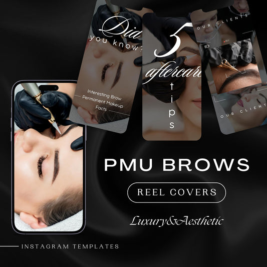 25 couvertures de bobine de sourcils PMU