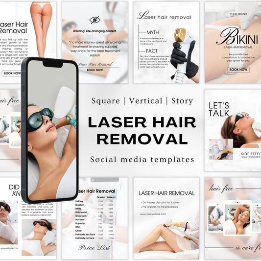 120 modèles Instagram d’épilation au laser léger