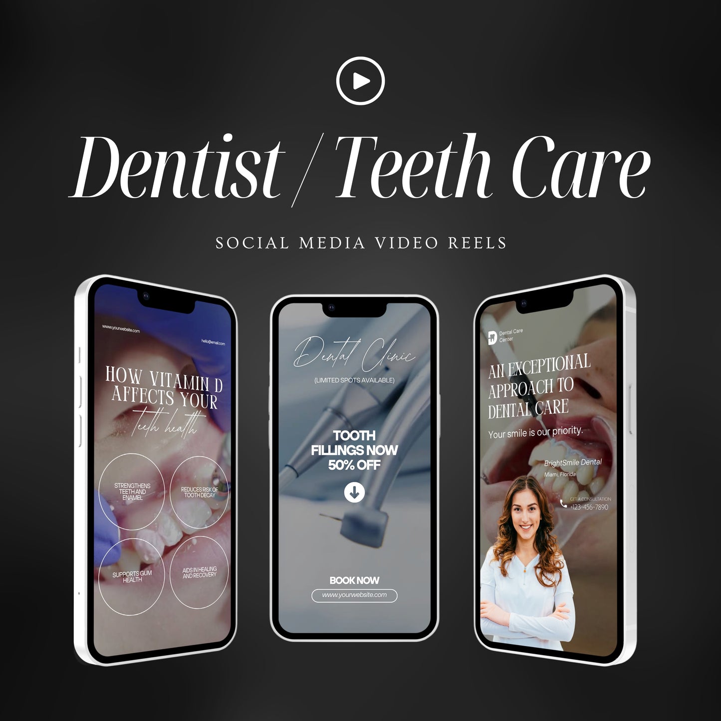 Dentist | Teeth care social media video reels