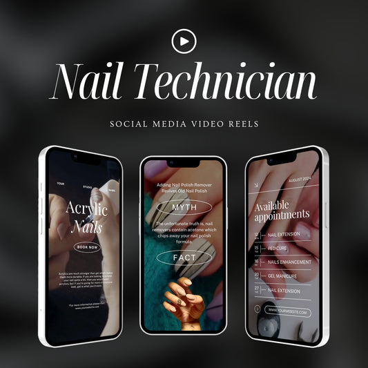 20 Nail Technician Instagram Reels Videos