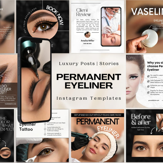 80 modèles Instagram d'eye-liner permanent