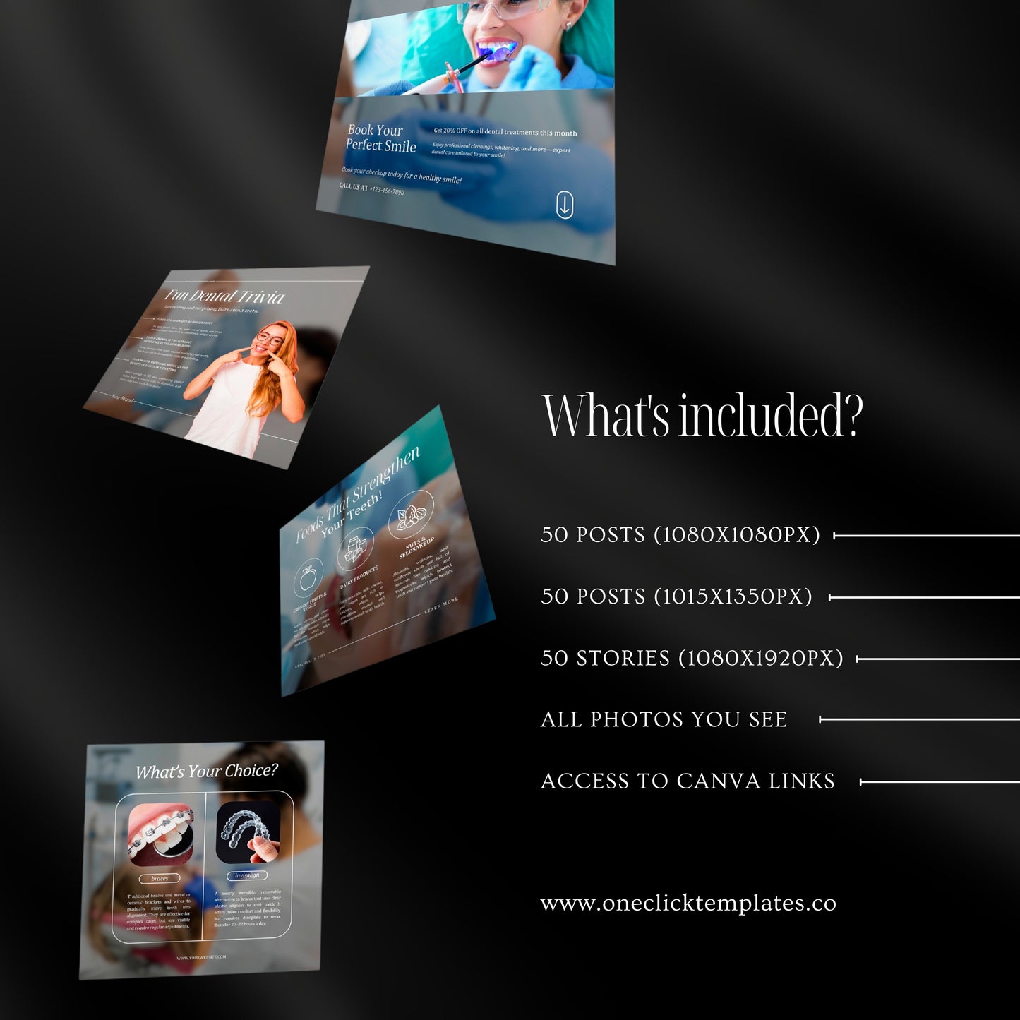 Dentist | Teeth Care Social Media Templates