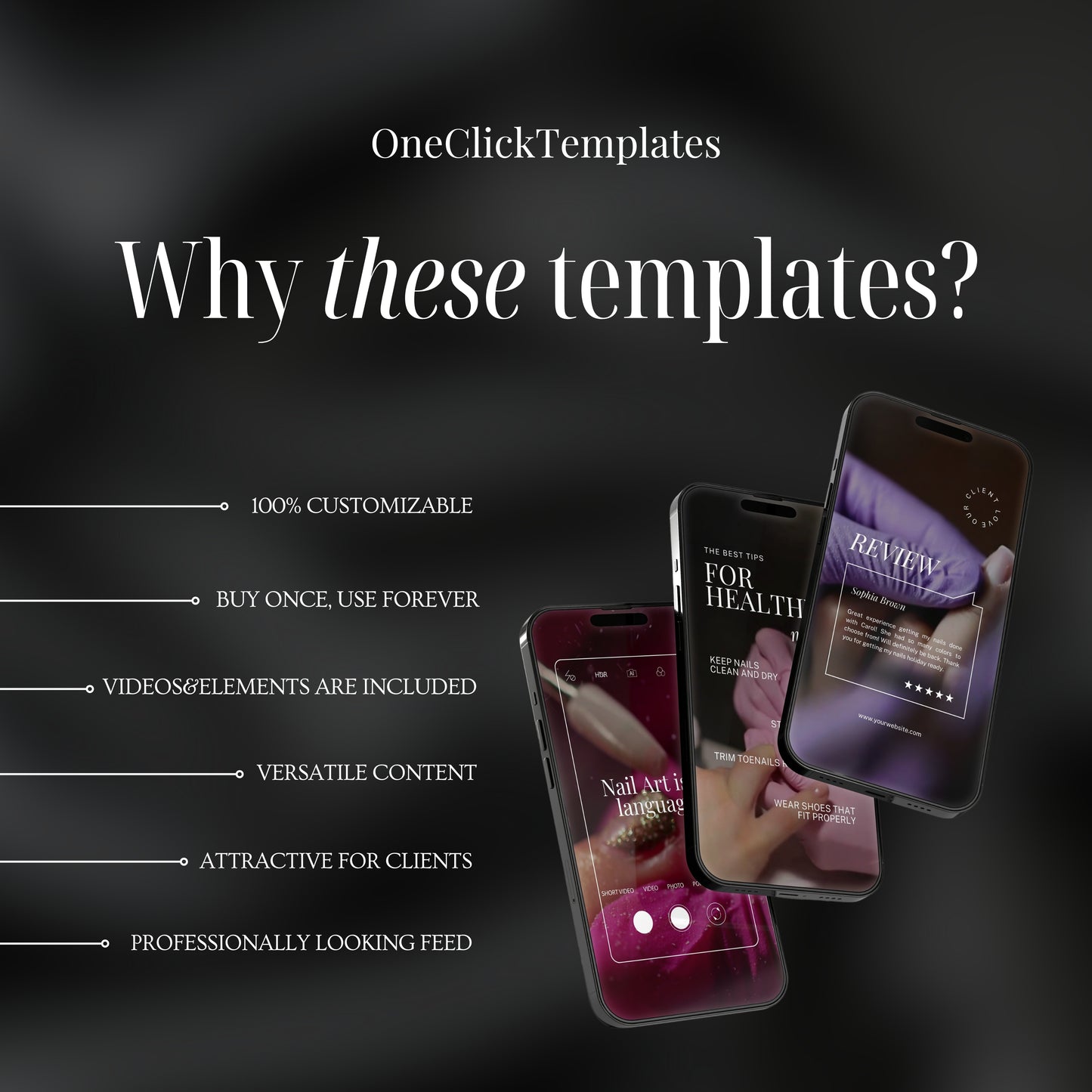 20 Nail Technician Instagram Reels Videos