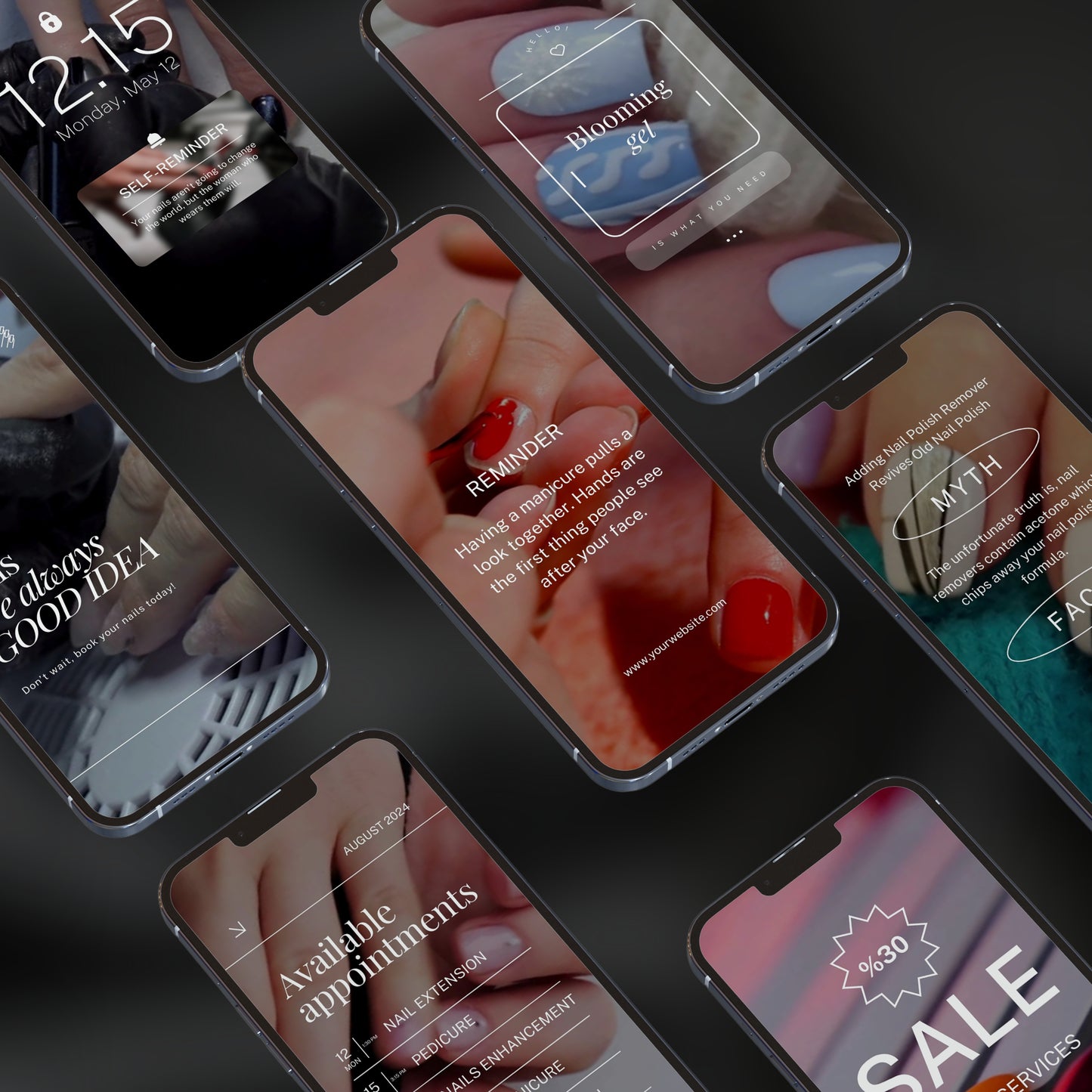 20 Nail Technician Instagram Reels Videos