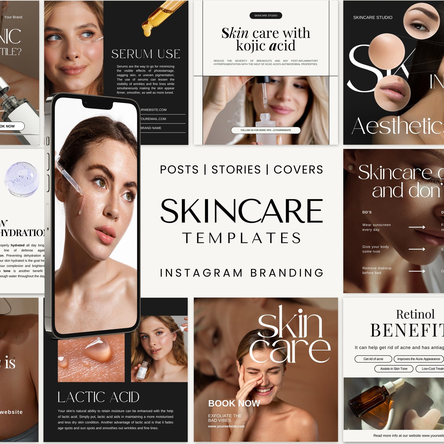 Skincare Instagram Templates